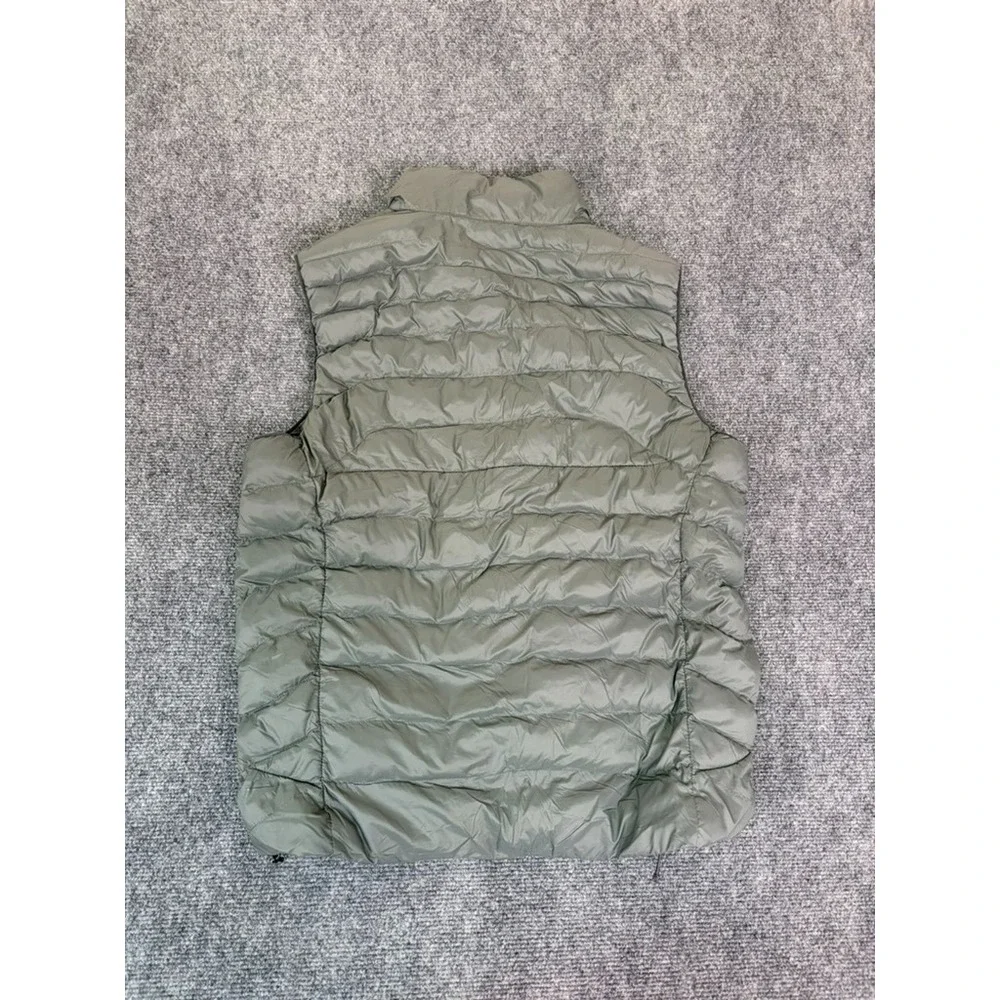 Polo Ralph Lauren Packable Mens Down Green Vest Full‎ Zip 100 % Nylon Size SP